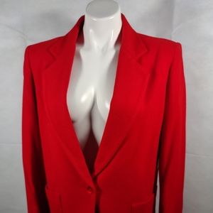 Vintage Red Sport Blazer by Jacqueline Ferrar